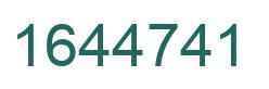 Number 1644741 green image