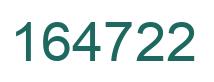 Número 164722 imagen verde