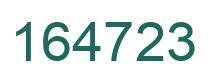 Número 164723 imagen verde