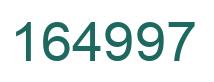 Número 164997 imagen verde
