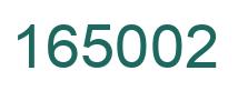 Número 165002 imagen verde