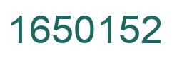 Número 1650152 imagen verde