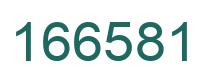 Número 166581 imagen verde