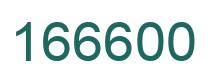 Número 166600 imagen verde