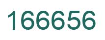 Número 166656 imagen verde