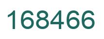 Number 168466 green image