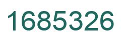 Número 1685326 imagen verde