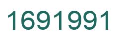 Número 1691991 imagen verde