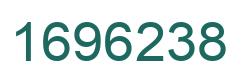 Number 1696238 green image