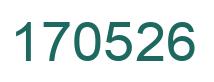 Número 170526 imagen verde