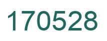 Número 170528 imagen verde