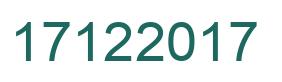 Number 17122017 green image