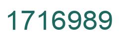 Número 1716989 imagen verde