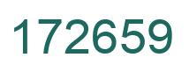 Número 172659 imagen verde