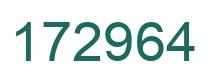 Número 172964 imagen verde