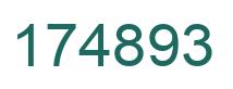 Número 174893 imagen verde