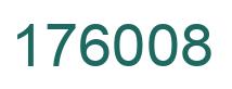 Number 176008 green image