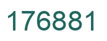 Número 176881 imagen verde