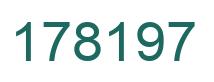 Número 178197 imagen verde