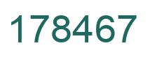 Número 178467 imagen verde