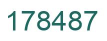 Número 178487 imagen verde