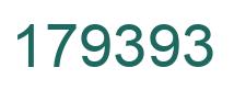Número 179393 imagen verde