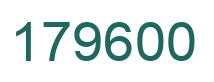 Número 179600 imagen verde