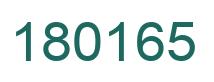 Número 180165 imagen verde