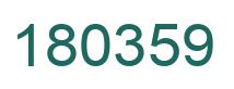 Número 180359 imagen verde