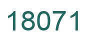 Número 18071 imagen verde