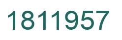 Número 1811957 imagen verde