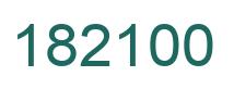 Número 182100 imagen verde