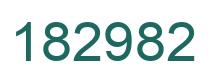 Número 182982 imagen verde