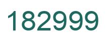 Número 182999 imagen verde