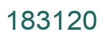 Número 183120 imagen verde