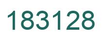 Número 183128 imagen verde