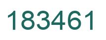 Número 183461 imagen verde