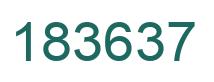 Número 183637 imagen verde