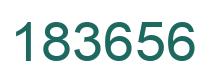 Número 183656 imagen verde