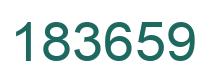 Número 183659 imagen verde