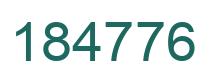 Número 184776 imagen verde