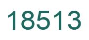 Número 18513 imagen verde