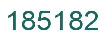 Número 185182 imagen verde