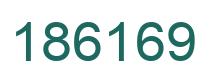 Número 186169 imagen verde