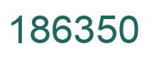 Número 186350 imagen verde