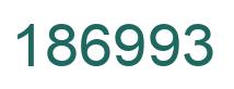 Número 186993 imagen verde