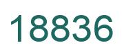 Number 18836 green image