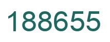 Número 188655 imagen verde