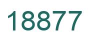 Número 18877 imagen verde