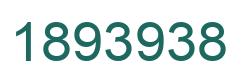 Number 1893938 green image